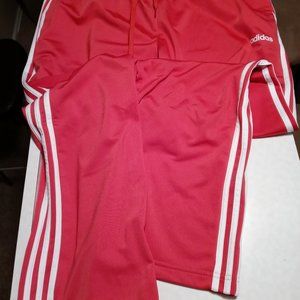 Adidas Red Track Pants, Size 2XL